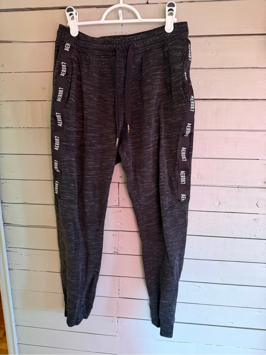 Aeropostale Other - Aeropostale Black Heather Joggers with Branded Side Tape